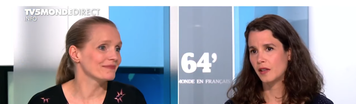 Mathilde Ramadier sur TV5 Monde pour parler de Corps public 