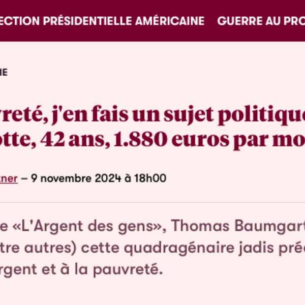 Les bonnes feuilles de ’L’Argent des gens’ dans Slate