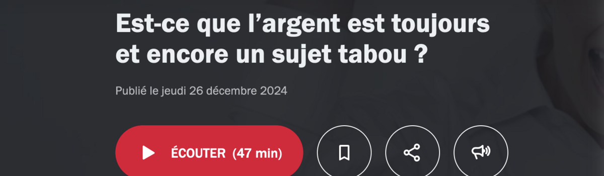 ’Est-ce que l’argent est toujours et encore un sujet tabou ?’ : Thomas Baumgartner à Grand bien vous fasse